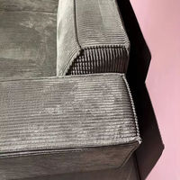Ensemble de canapés modernes en mousse à mémoire de forme scellée, compressible, fauteuil et lit rembourrés pour salon, usage domestique