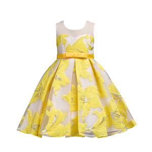 2200 Высокое качество От 3 до 8 лет для малышей; Платье для девочки, держащей букет невесты на свадьбе, дизайнерская детская нарядная одежда; Детское праздничное платье - Product Image 1