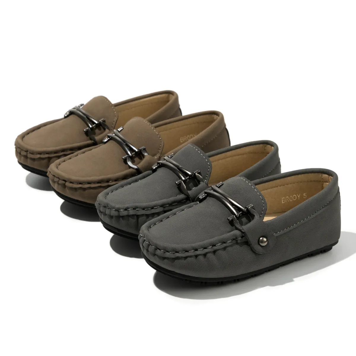 Hot Sales Outdoor Kinderen Jongen School Party Zacht Suède Lederen Peuter Mocassin Kinderen Loafers Schoenen