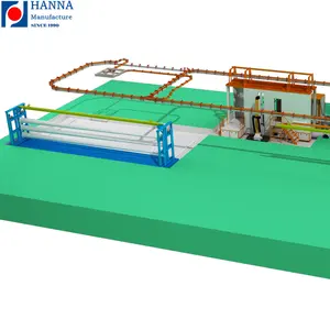 Street Lighting Pole Lamp Post Electrostatic Powder Coating Line