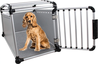 AFP-Caisse de voyage pliable et légère pour chien, boîte de transport en aluminium, cage de transport pour animaux de compagnie, pour l'extérieur