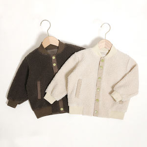 La migliore vendita all'ingrosso di autunno per bambini top con bottone a scatto giacche da ragazzo capispalla giacca da bambina - Product Image 3