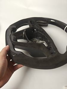 <span class=keywords><strong>Volant</strong></span> en cuir et fibre de carbone TY <span class=keywords><strong>Seat</strong></span> <span class=keywords><strong>Leon</strong></span> Cupra MK3 & Jetta avec palettes de changement de vitesse magnétiques - Product Image 6