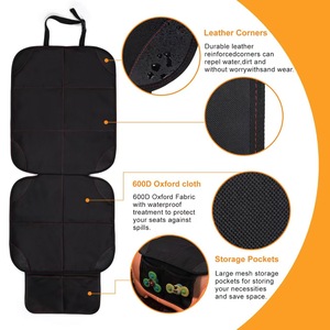 Cojín antideslizante <span class=keywords><strong>para</strong></span> asiento de bebé, alfombrilla de seguridad <span class=keywords><strong>para</strong></span> niños, protector de asiento de coche universal antiarañazos, cubierta impermeable Oxford - Product Image 1