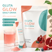 Complément alimentaire pour la beauté de la peau, à base de glutathion liposomal, de vitamine C et de collagène, en poudre, marque privée OEM