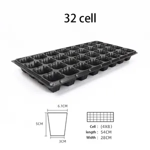 DDA329 Durable 21/32/50/72/105/128 Cells Flower Vegetables Plant Started Germination Growing Seedling Trays Garden Nursery Tray