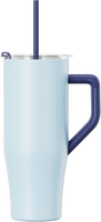 Bouteille d'eau isotherme en acier inoxydable, tasse à double paroi isolée sous vide, 960 ml