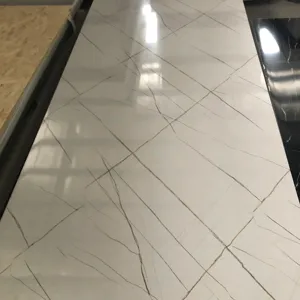 Goldensign pvc manufacturer 3mm uv marble sheet pvc connected high gloss