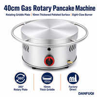 Machine à crêpes rotative au gaz en acier inoxydable de qualité supérieure personnalisée, réduction du bruit pour équipement commercial professionnel