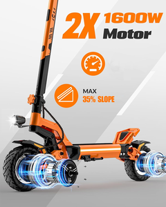 Elektroroller für Erwachsene mit Doppelmotor, Neuem Design, 52V Power-Lithium-Akku, Geländegängig, Faltbar, für Schwergewichtige, Offroad-Einsatz - Product Image 2