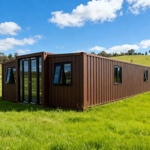 Casa Contenedor Expandible de Diseño Moderno de 40 pies, Villa de Vacaciones de Lujo, 3 Dormitorios, <span class=keywords><strong>Casas</strong></span> Prefabricadas Modulares, <span class=keywords><strong>Casas</strong></span> Pequeñas - Product Image 3