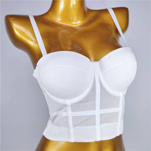 Offre Spéciale doux coton Lingerie femmes Push up ensemble soutien-gorge Sexy Push up Sport soutien-gorge haut court forme porter Corsets et Bustiers pour les femmes - Product Image 4