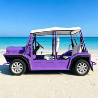 Voiture électrique Moke Beach Buggy 4 places, nouvelle conception, batterie lithium, certifiée EEC, 96V, version originale.