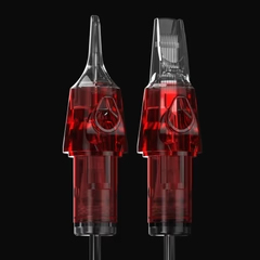 Aiguilles de tatouage jetables de série de police rouge de CNC professionnel 20 pièces/boîte longueur de 1.5mm pour le sourcil d'artistes professionnels - Product Image 2