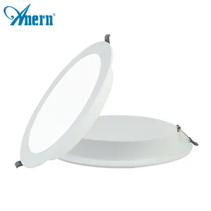 Anern 12w 18w dimmable recessed led panel ceiling down light