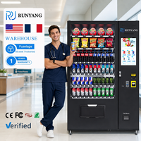 Distributeurs automatiques de boissons et de snacks RUNYANG personnalisés, intelligents et autonomes, avec écran tactile, pour boissons énergisantes et snacks, pour hôpitaux