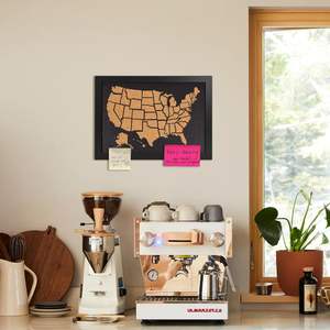 Tableaux d'affichage en liège à fixer au mur, vente en gros, pour les murs, avec des épingles, carte de suivi de voyage pour le bureau - Product Image 4