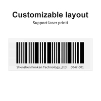 Étiquette RFID UHF passive longue portée, flexible sur métal, avec autocollant adhésif pour surfaces métalliques, étiquettes RFID sur métal
