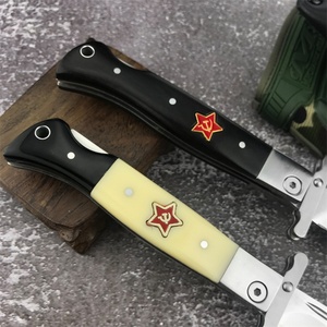 Navaja de Bolsillo Personalizada de Alta Calidad, Fabricada en Rusia, con Hoja de Acero 440C, Plegable, para Camping y Caza - Product Image 4