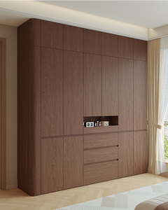 Armario de Madera Maciza Ecológico Personalizable XHA con Puertas Corredizas, Diseño Moderno para Dormitorio, Muebles para el Hogar, Superventas 2026 - Product Image 1