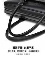 Sac rigide en cuir PU de luxe OEM/ODM pour hommes - Porte-documents pour ordinateur portable 14 pouces avec serrure à code, porte-documents portable pour affaires