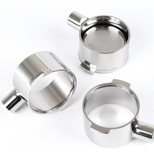 Barista Tools <span class=keywords><strong>Accessoires</strong></span> de café expresso 51mm en acier inoxydable <span class=keywords><strong>Delonghi</strong></span> Porte-filtre à café sans fond Tête nue - Product Image 1