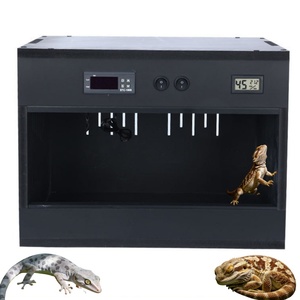 Terrario Trasparente in Vetro <span class=keywords><strong>per</strong></span> Allevamento Rettili, Contenitore Isolato in PVC <span class=keywords><strong>per</strong></span> Draghi Barbuti e Tartarughe - Product Image 4