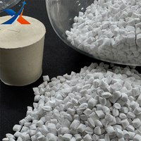 Masterbatch en plastique PP rempli de carbonate de calcium 450-25, poudre de dolomite, qualité film soufflé, qualité moulage par soufflage, qualité alimentaire, blanc jetable