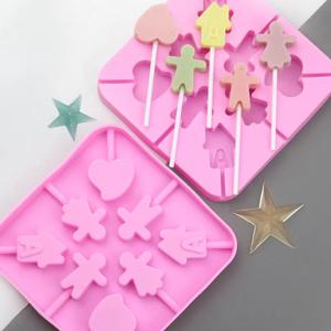 <span class=keywords><strong>Molde</strong></span> <span class=keywords><strong>de</strong></span> silicona para piruletas, 8 cavidades, Pareja, Corazón, forma <span class=keywords><strong>de</strong></span> <span class=keywords><strong>casa</strong></span>, grado alimenticio, caramelo, pastel <span class=keywords><strong>de</strong></span> <span class=keywords><strong>Chocolate</strong></span>, <span class=keywords><strong>molde</strong></span> para hornear para cocina y hogar - Product Image 3