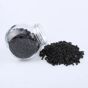 Gránulos de materia prima de plástico LDPE conductor de alto voltaje negro carbón antiestático negro resistividad de alta dureza