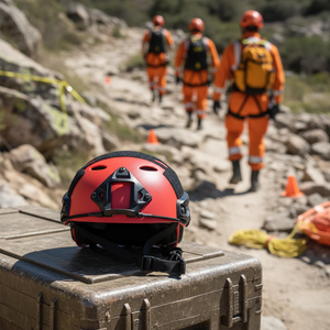 Casque de sécurité aquatique - Casque de sauvetage - Réglable, visière anti-buée pour la construction/les secours incendie/les sports nautiques (OEM) - Product Image 5