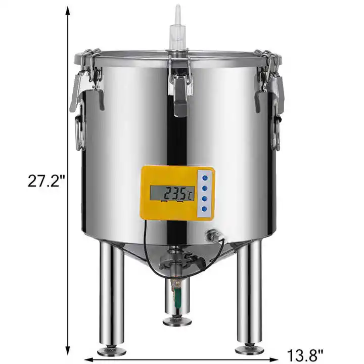 Stainless Steel Bucket Fermenter tank 4/7/14 Gallon/ 15/26/54L Beer Wine Fermenter home brew fermenting equipment
