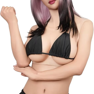 <span class=keywords><strong>Tetas</strong></span> falsas sexis de silicona con cuello alto y copa para mujer, <span class=keywords><strong>tetas</strong></span> para travestis de hombre a mujer, belleza, cuidado Personal - Product Image 1