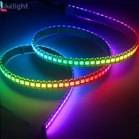 Tira de Luces LED RGB Pixel de 144 LED/m, Impermeable IP65, Colorida, DC5v, Programable, Direccionable, 5V WS2812B SK6812