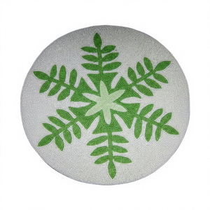 ถาดรองแก้วทำด้วยมือถาดรองแก้วสำหรับเครื่องดื่มช่างฝีมือหรูหราสำหรับการรับประทานอาหารที่ทันสมัยตกแต่งโต๊ะกาแฟและป้องกันโต๊ะในชีวิตประจำวัน - Product Image 1