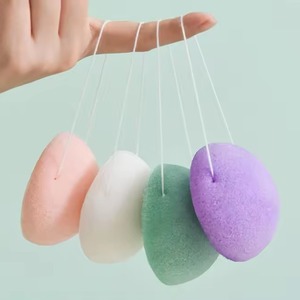 Bán Buôn Nửa Bóng Chăm Sóc Da Nhãn Hiệu Riêng 100% Hữu Cơ Tự Nhiên <span class=keywords><strong>Konjac</strong></span> Mặt Miếng Bọt Biển Than Tinh Khiết <span class=keywords><strong>Konjac</strong></span> Miếng Bọt Biển - Product Image 6