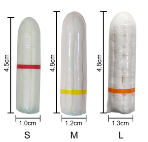 Tampons menstruels en coton naturel, 200 pièces, jetables - Product Image 2