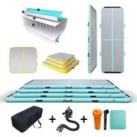 Tapis de gymnastique Airtrack personnalisé 3m/4m/6m/8m/10m, sol à Air, ensemble de faisceaux d'équilibre, piste d'air pour la pratique en plein Air