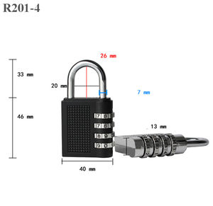<span class=keywords><strong>Cadenas</strong></span> à combinaison en alliage de zinc à 4 chiffres de haute sécurité <span class=keywords><strong>pour</strong></span> l'intérieur et l'extérieur <span class=keywords><strong>pour</strong></span> les casiers de gymnastique Boîtes à outils Stockage Mot de passe - Product Image 6