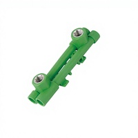 Raccords de tuyauterie d'alimentation en eau PPR/PE, distributeurs d'eau froide et chaude, raccord femelle, tête hexagonale, code rond 160mm 200mm