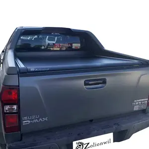 Hot Selling Pickup Truck Top Cover Trunk Lid Soft Roll Up Accessories Retractable Cover Truck Bed Cover Roller Lid For Isuzu