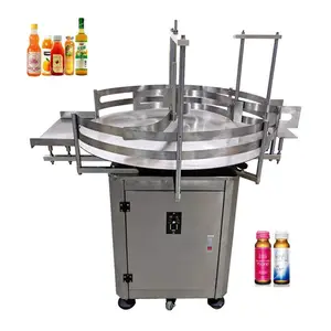 Dây Chuyền Sản Xuất Hoàn Toàn Tự Động Vòng Quay Chai Unscrambler/Chai Feeder/Turn Table