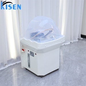 Bassin de massage capillaire professionnel Kisen, portable et mobile, avec chauffe-eau de 60 litres, lumière LED, pour salon de beauté - Product Image 1