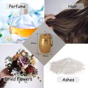 30x40mm Mini Cremazione Urna per Le Ceneri Pet/Umani Wild Goose Piuma Memoriale Urne Portachiavi Ricordo-le Ali Sono Stati Pronto... - Product Image 5