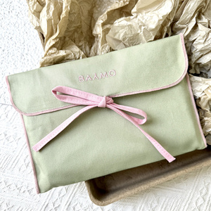 100% Cotton Twill <b>Gift</b> Flap Bag with Ribbon Bow Custom Size for Jewelry Packaging <b>Envelope</b> Shape Clothes Scarf Sock Wallet Dust - Product Image 2