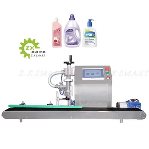 ZXSMART Automatic Small Gear Pump Beverage Honey Shampoo Cosmetic Plastic Bottle Liquid Paste Filling Machine