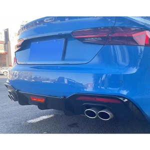 Car Rear Bumper Lip Rear Bumper <b>Splitter</b> Diffuser Spoiler Bumper Guard Protector For Audi A5 2021-2024 Body Kit Car Accessories - Product Image 4