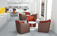 Chaises de réception VIP pour visiteurs de bureau, design intégré de luxe, moulage en mousse, cuir haut de gamme