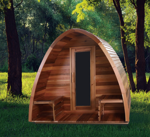 <span class=keywords><strong>Sauna</strong></span> à vapeur traditionnel en cèdre rouge canadien pour 4 à 6 personnes, avec véranda, chauffage électrique et pierres de <span class=keywords><strong>sauna</strong></span> - Vente chaude - Product Image 4