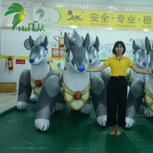 Wholesale Customized Inflatable Animal Model Hongyi Inflatable Toys Giant Wolf Inflatable